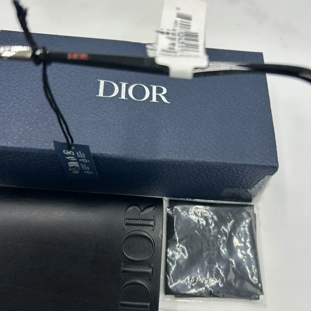 Unisex Dior black suit sunglasses made in Italy